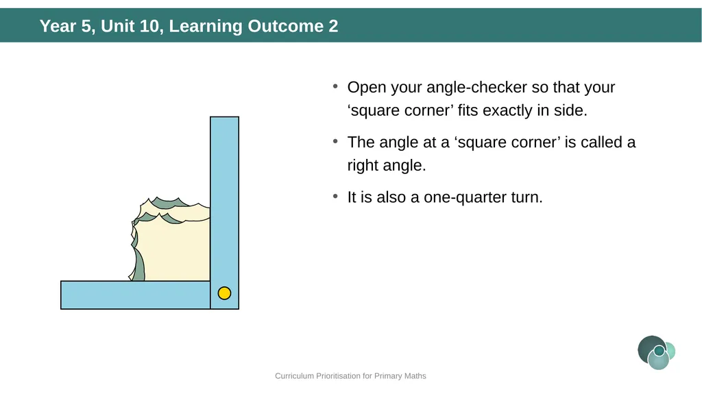 Year 5, Unit 10 Angles Curriculum Prioritisation - slide 17 of 34