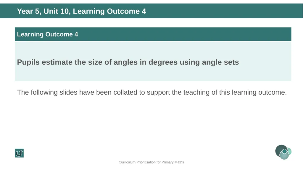 Year 5, Unit 10 Angles Curriculum Prioritisation - slide 27 of 34