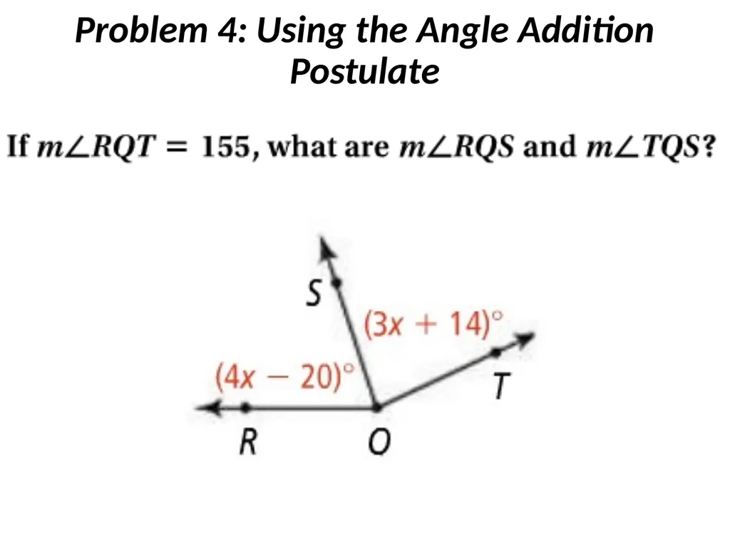 1-4 Measuring Angles When naming angle using three - slide 11 of 12