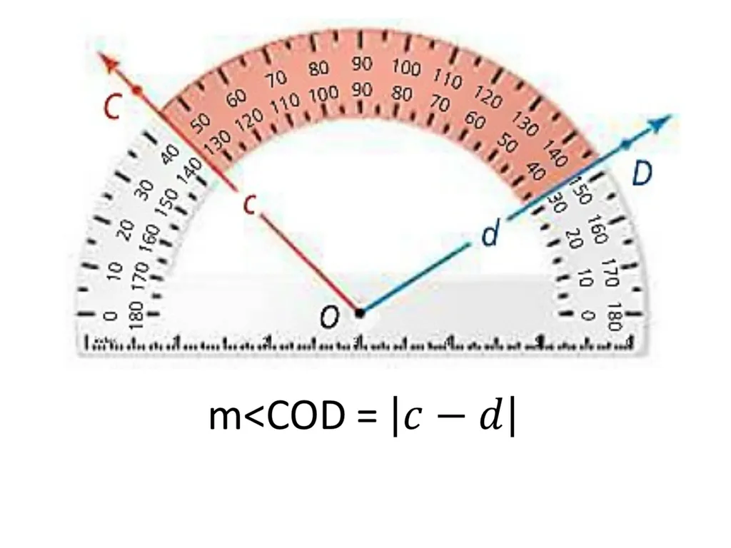 1-4 Measuring Angles When naming angle using three - slide 4 of 12
