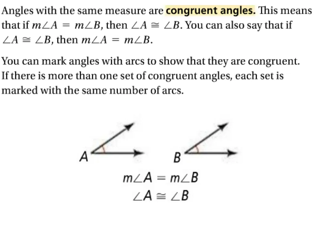1-4 Measuring Angles When naming angle using three - slide 8 of 12