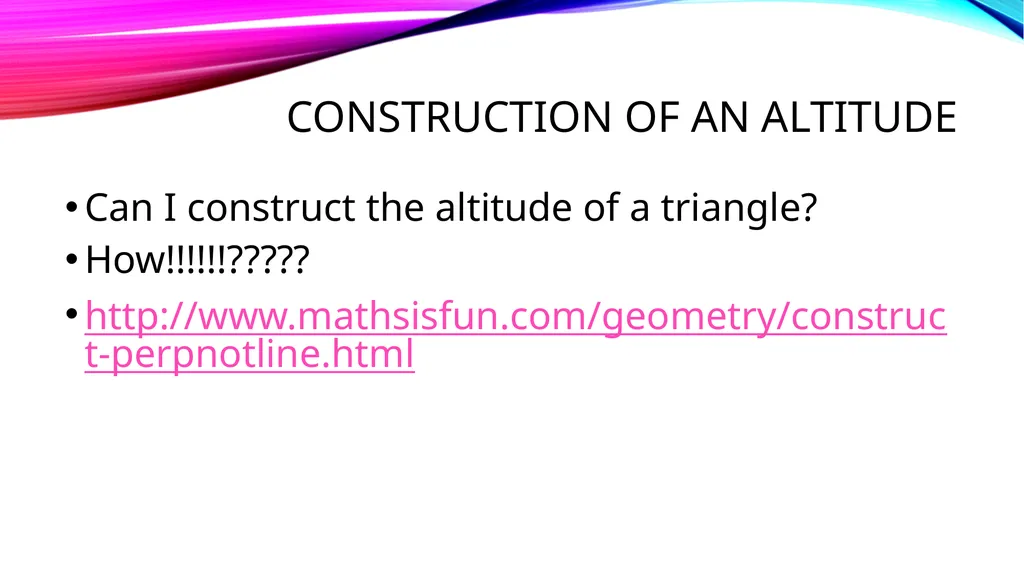 Relationships within triangles Geometry Unit 5 - slide 30 of 41