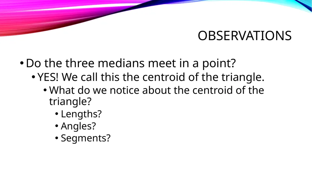 Relationships within triangles Geometry Unit 5 - slide 25 of 41