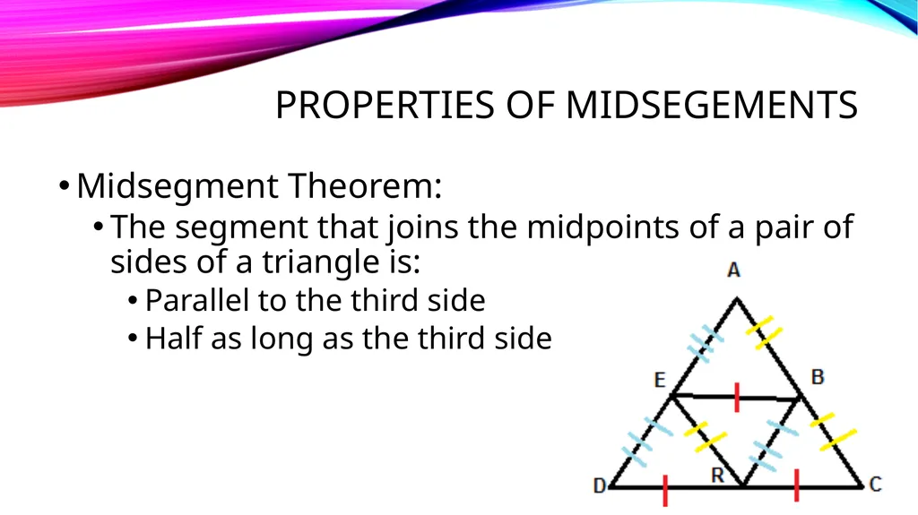 Relationships within triangles Geometry Unit 5 - slide 6 of 41