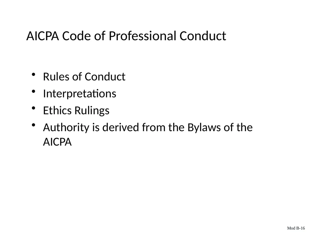 Auditing & Assurance Services, 6e Module B - slide 16 of 41