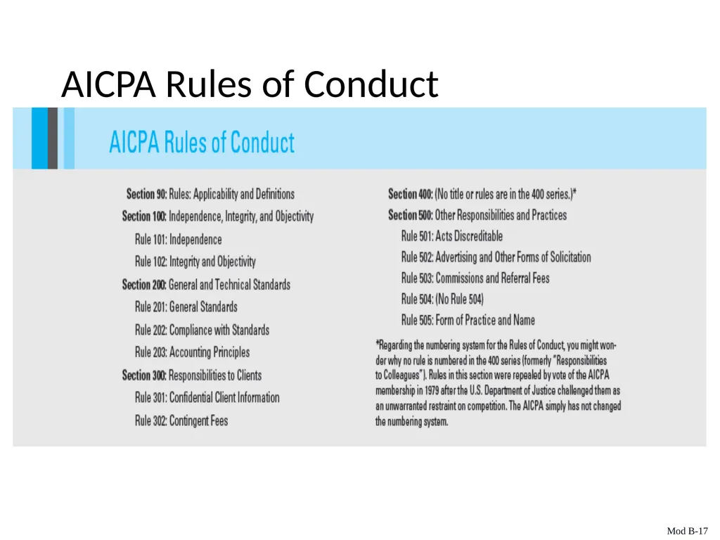 Auditing & Assurance Services, 6e Module B - slide 17 of 41