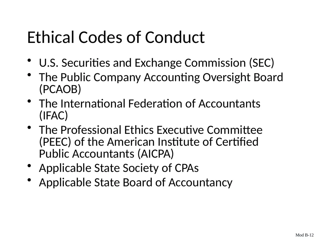 Auditing & Assurance Services, 6e Module B - slide 12 of 41