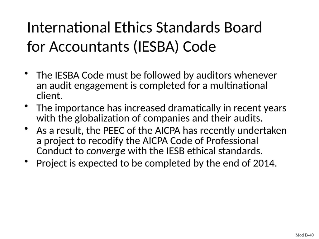 Auditing & Assurance Services, 6e Module B - slide 40 of 41