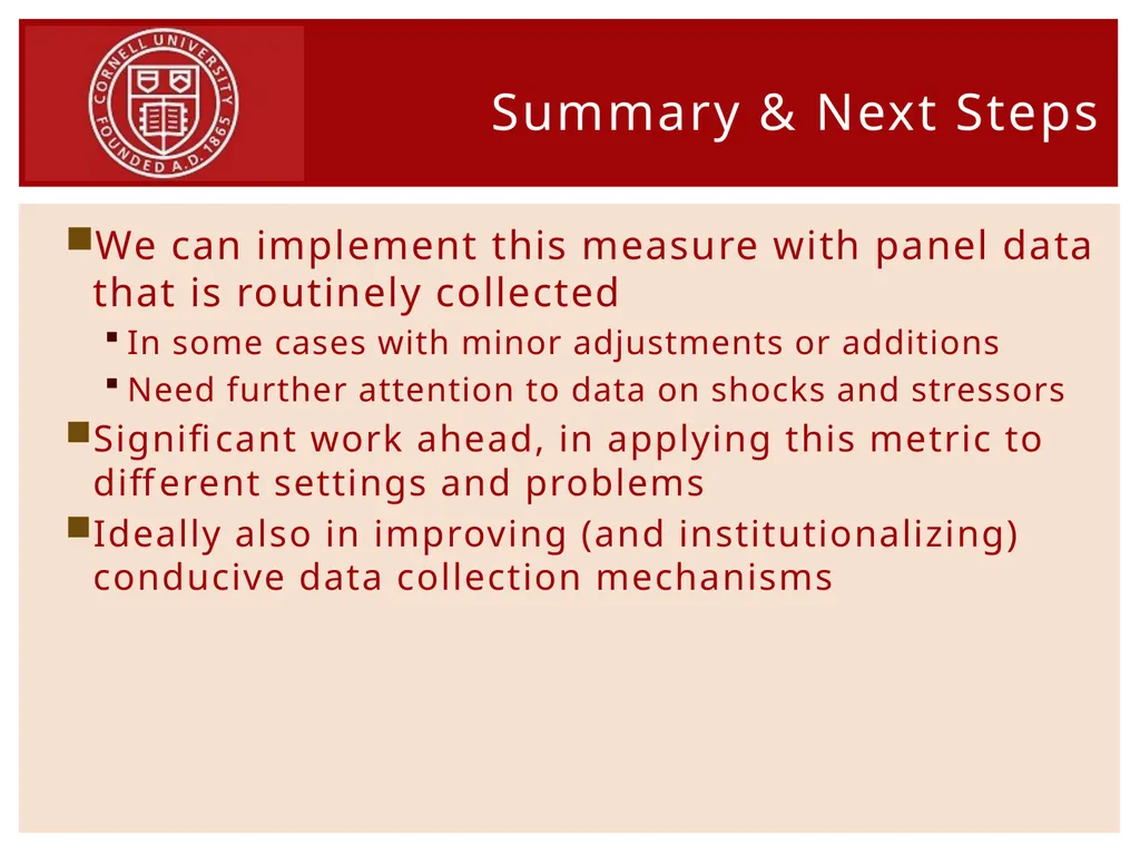 Finding Meaning in Our Measures: Overcoming - slide 14 of 15