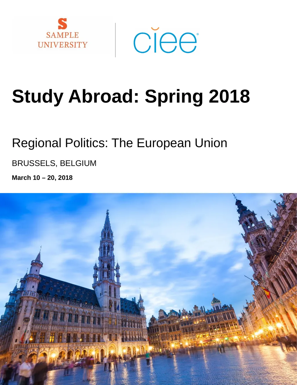 Regional Politics: The European Union BRUSSELS, - slide 1 of 2
