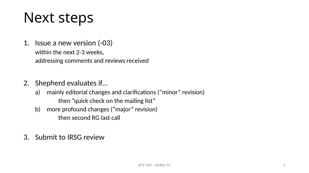 Status on Intent-Based Networking – Concepts and - slide 4 of 4