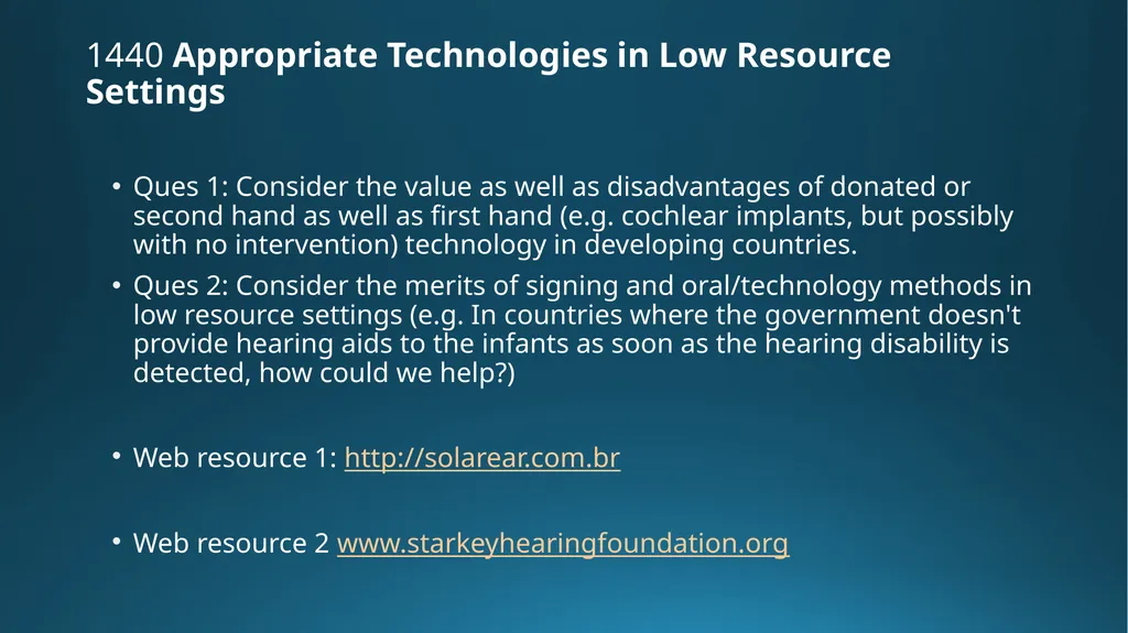 The Audiology Conundrum Audiological Pathways - slide 41 of 45