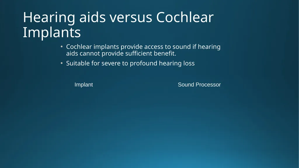 The Audiology Conundrum Audiological Pathways - slide 26 of 45