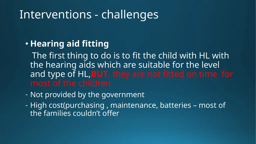 The Audiology Conundrum Audiological Pathways - slide 18 of 45