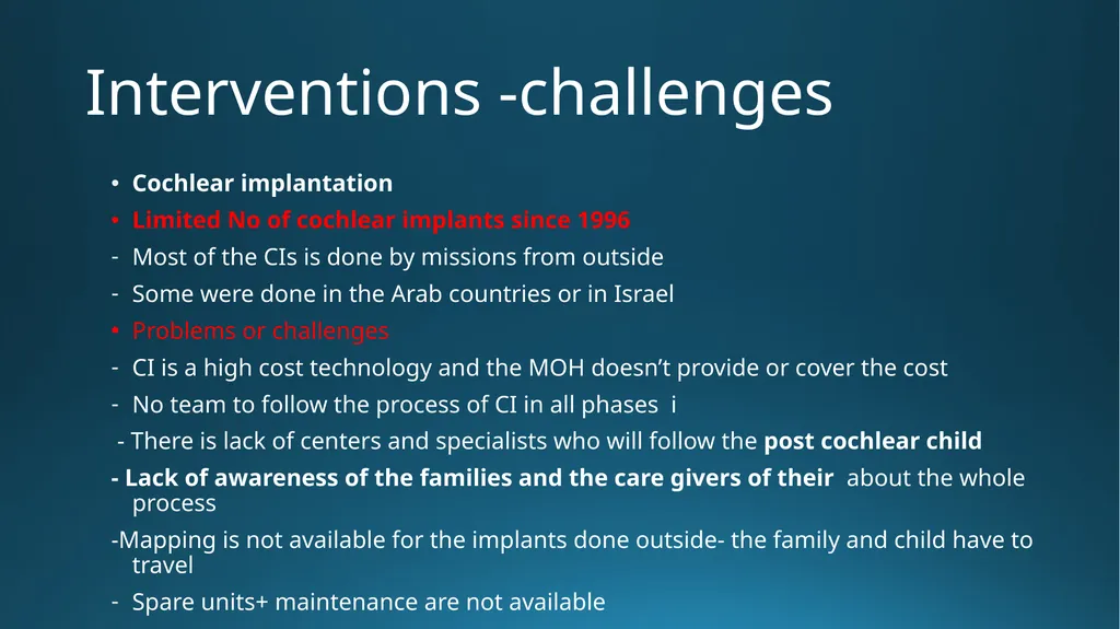 The Audiology Conundrum Audiological Pathways - slide 19 of 45