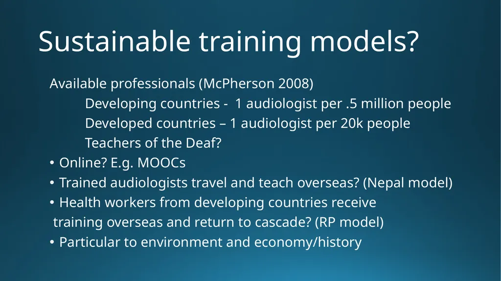 The Audiology Conundrum Audiological Pathways - slide 8 of 45