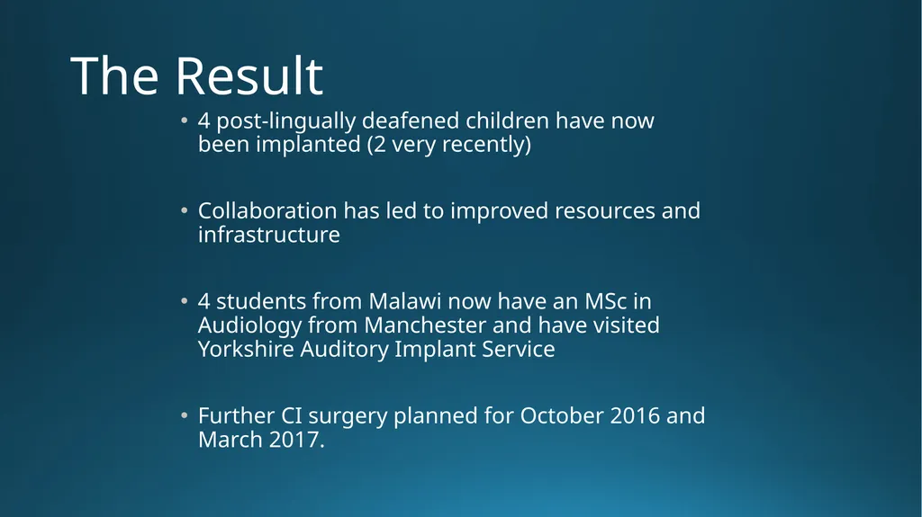 The Audiology Conundrum Audiological Pathways - slide 37 of 45