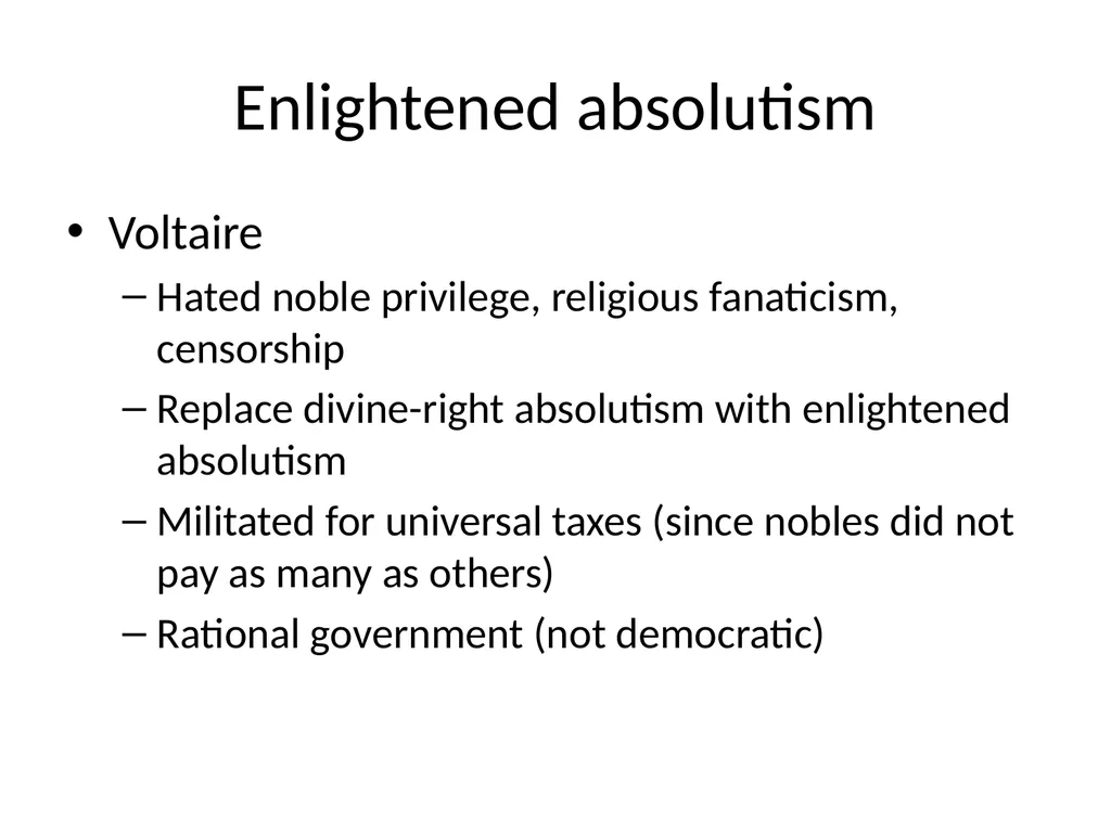 History 172 Modern France Enlightenment Political - slide 4 of 21