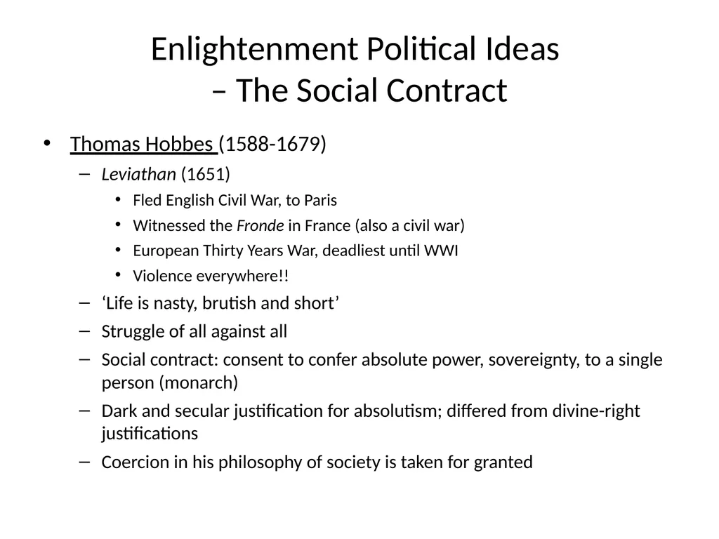 History 172 Modern France Enlightenment Political - slide 2 of 21