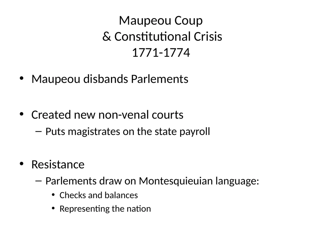 History 172 Modern France Enlightenment Political - slide 10 of 21