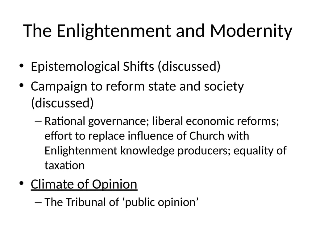 History 172 Modern France Enlightenment Political - slide 13 of 21