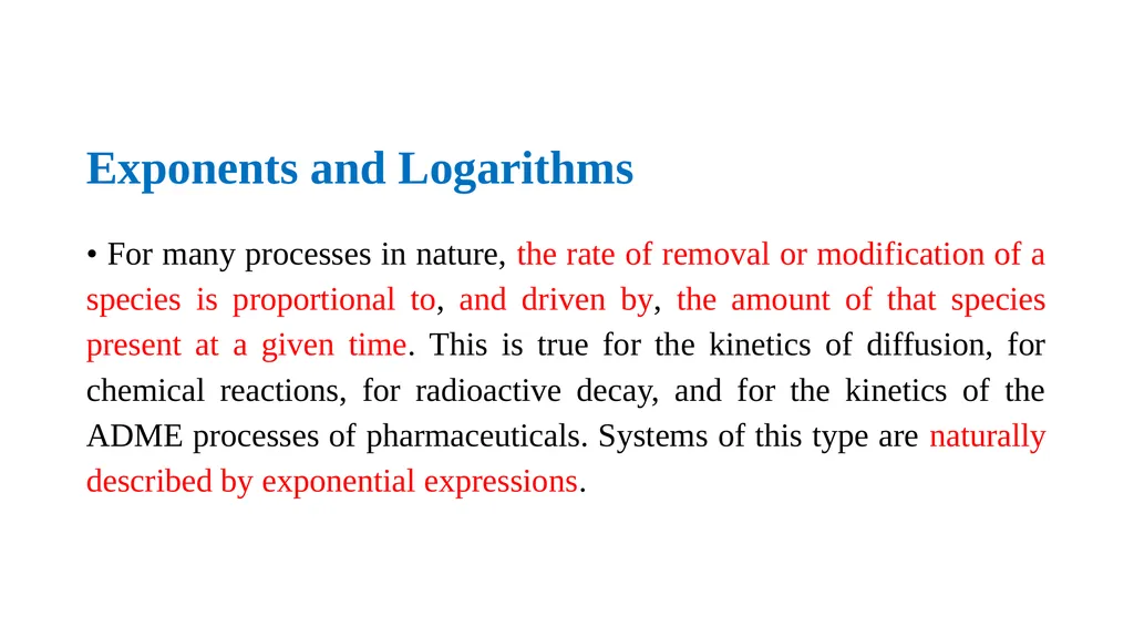 Exponents and Logarithms Dr. Haider Raheem - slide 6 of 17