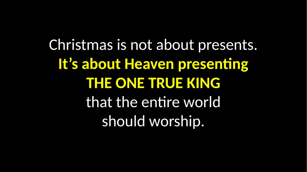 For to us a child is born, to us a - slide 3 of 26