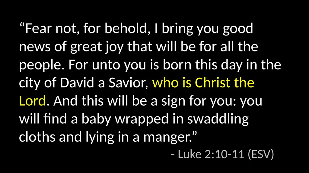 For to us a child is born, to us a - slide 6 of 26