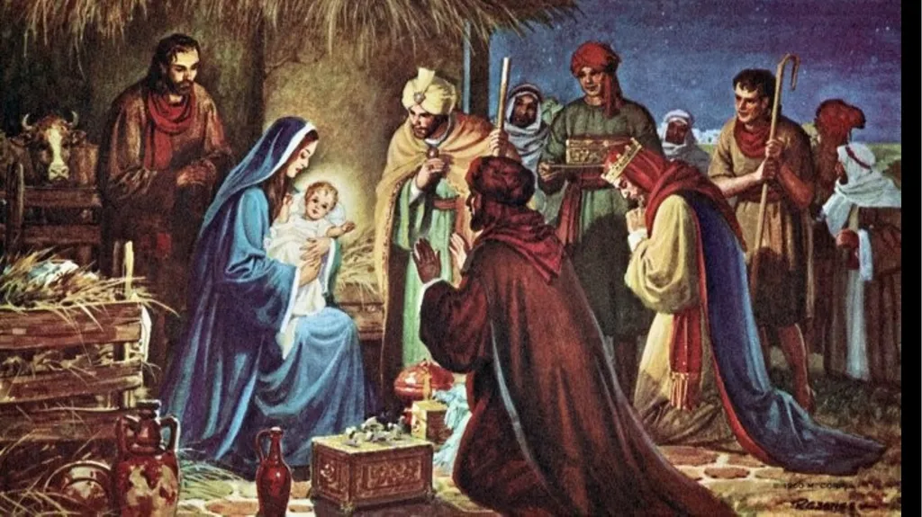 For to us a child is born, to us a - slide 2 of 26
