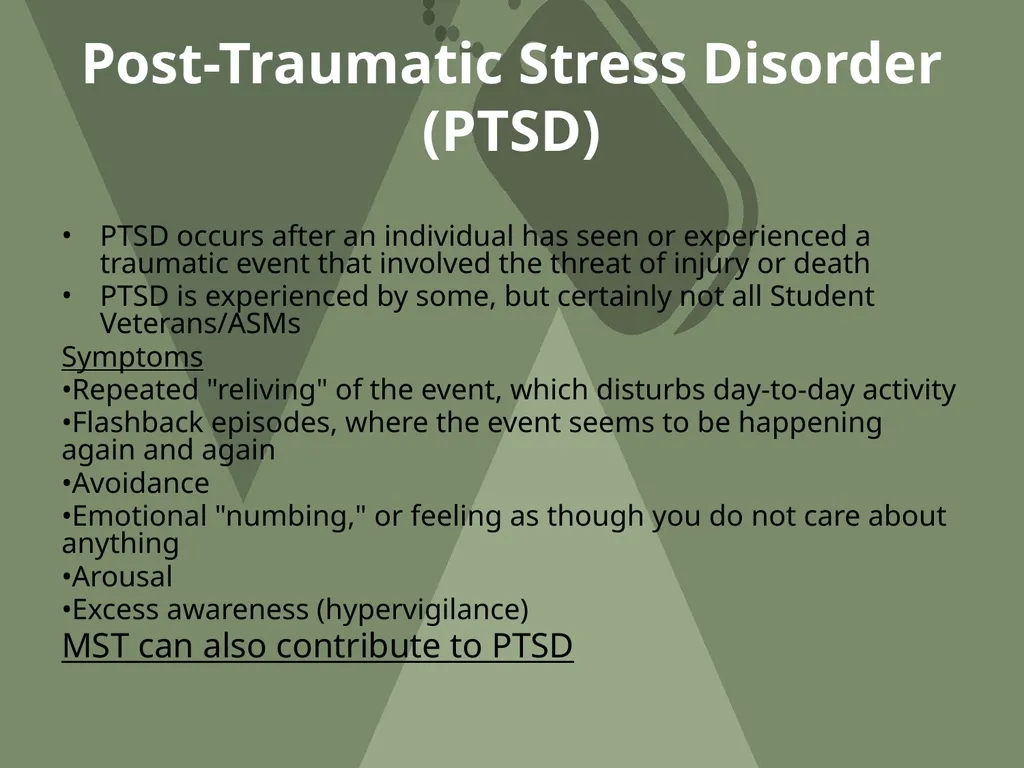 Shepherd University Green Zone Training OBJECTIVE - slide 17 of 34