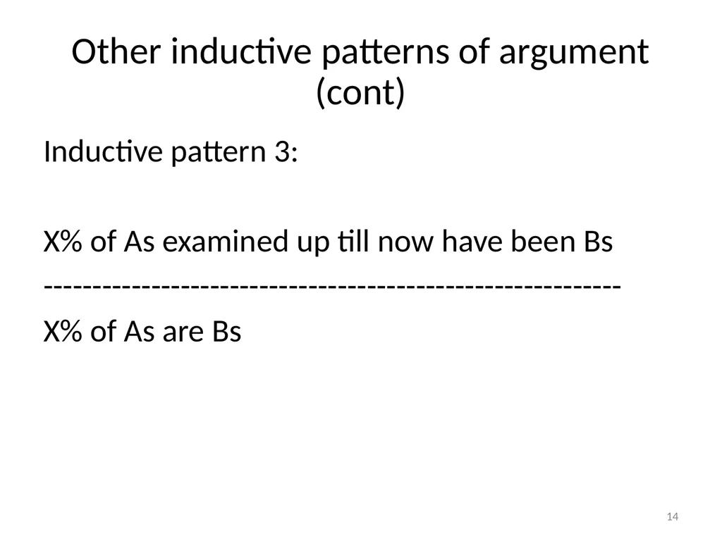 Introduction/Hume’s Problem of Induction Seminar - slide 14 of 24
