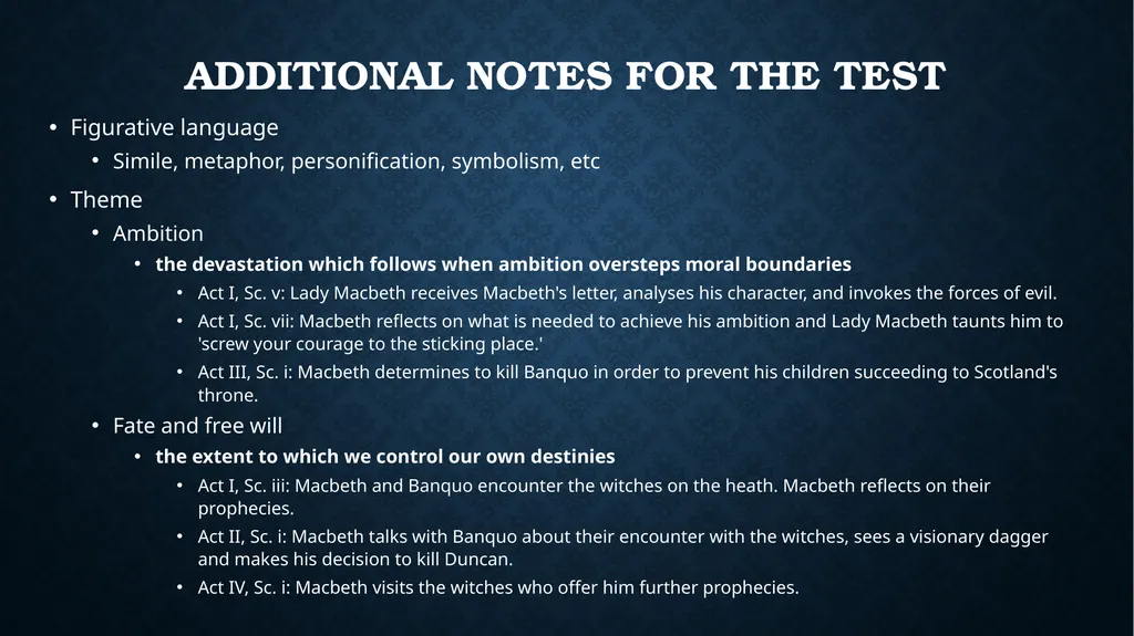 English II Final exam study guide You must be - slide 10 of 15