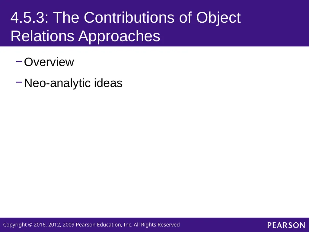 Personality Sixth edition Chapter 4 Neo-Analytic - slide 24 of 32