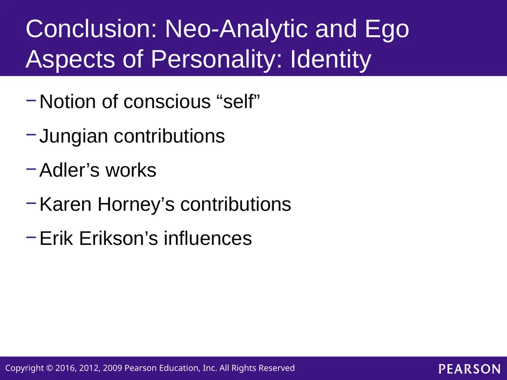 Personality Sixth edition Chapter 4 Neo-Analytic - slide 32 of 32