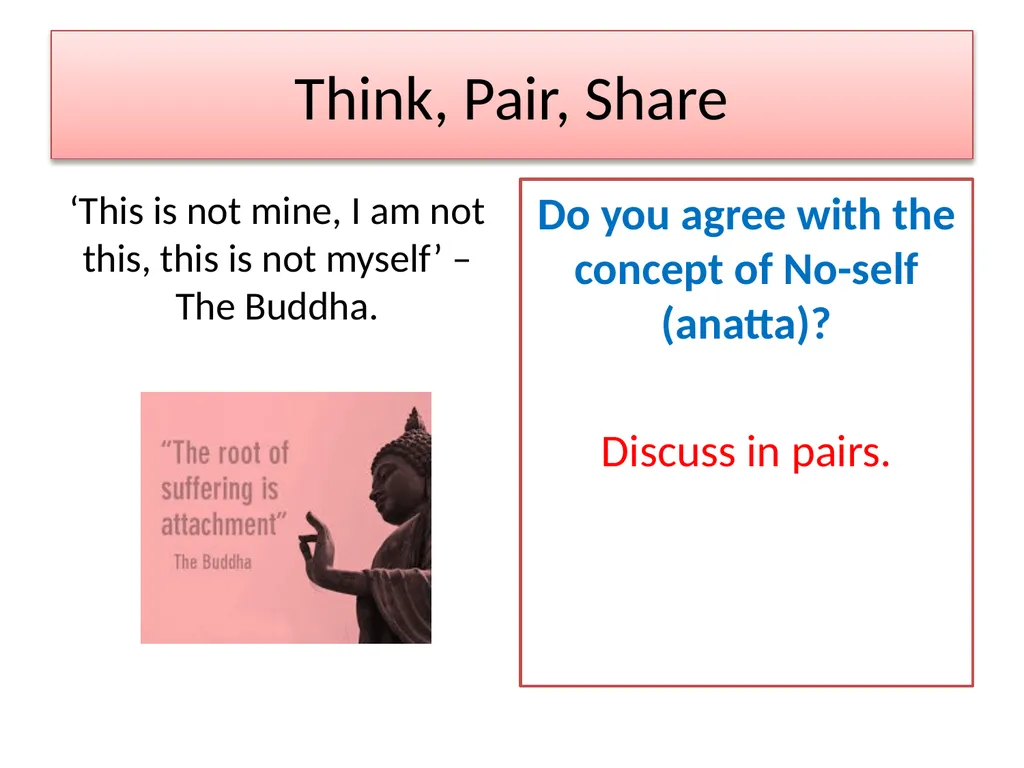 Think, Pair, Share ‘This is not mine, I am not - slide 1 of 11