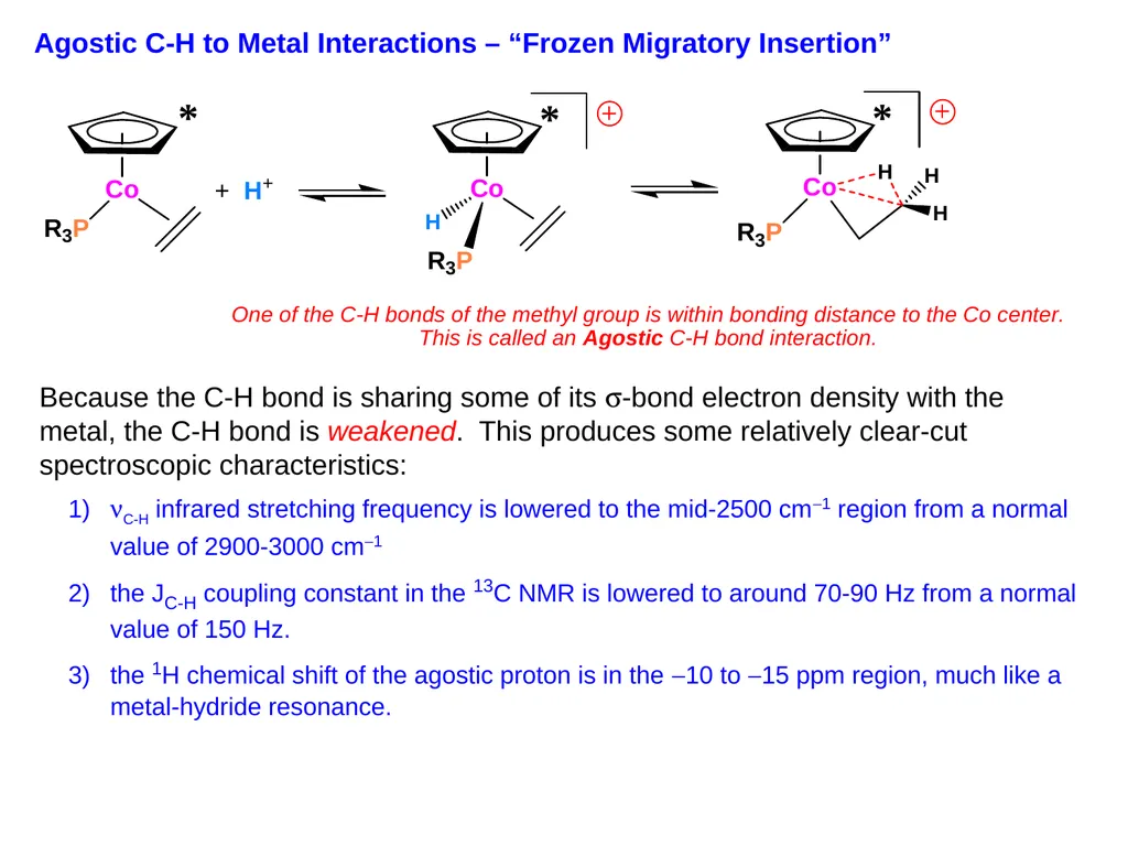 Migratory Insertion & Elimination Rxns A migratory - slide 10 of 19