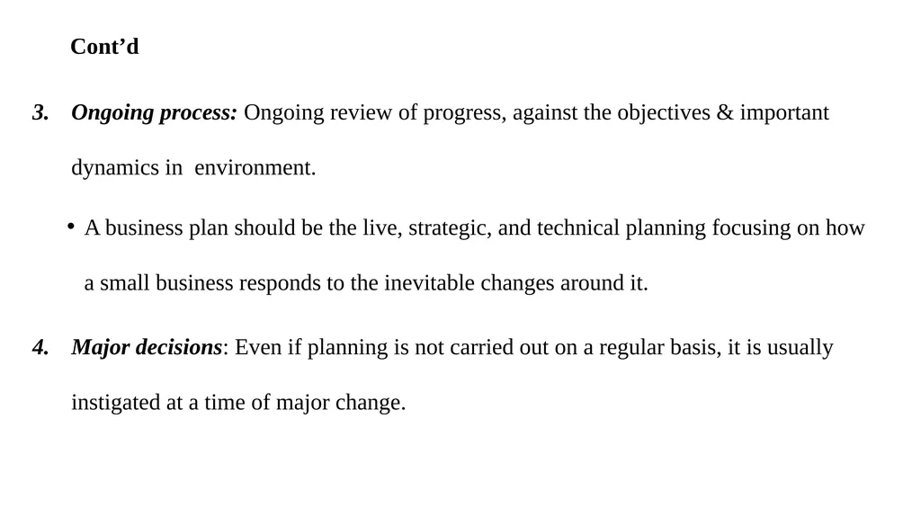 CHAPTER THREE BUSINESS PLANNING The will to win is - slide 17 of 34