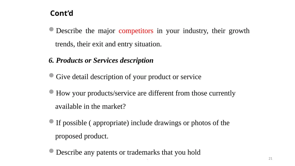 CHAPTER THREE BUSINESS PLANNING The will to win is - slide 21 of 34