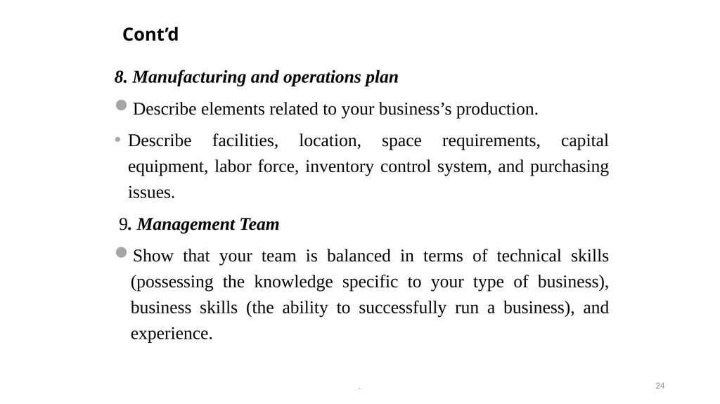 CHAPTER THREE BUSINESS PLANNING The will to win is - slide 24 of 34