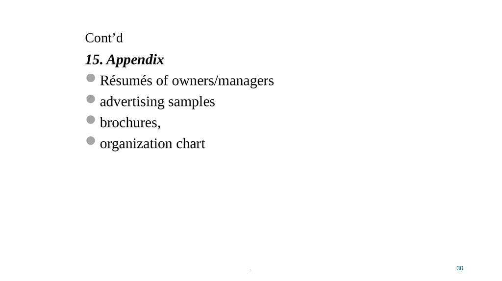 CHAPTER THREE BUSINESS PLANNING The will to win is - slide 30 of 34