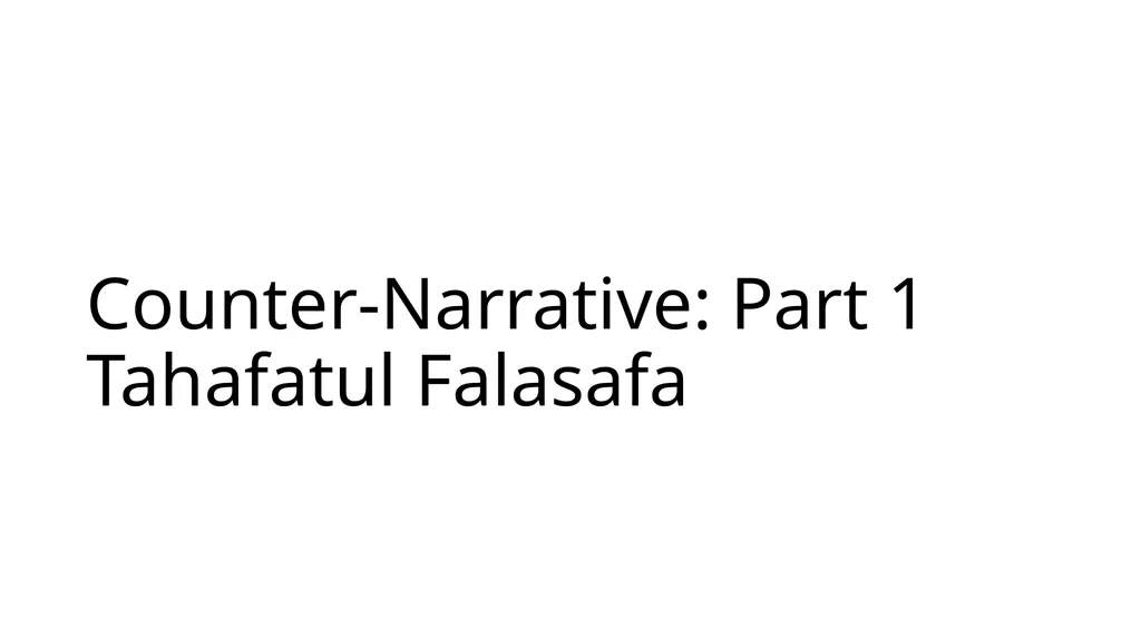 Islamic Worldview Dr. Asad Zaman Thinklink: - slide 17 of 24