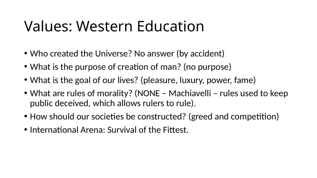 Islamic Worldview Dr. Asad Zaman Thinklink: - slide 15 of 24