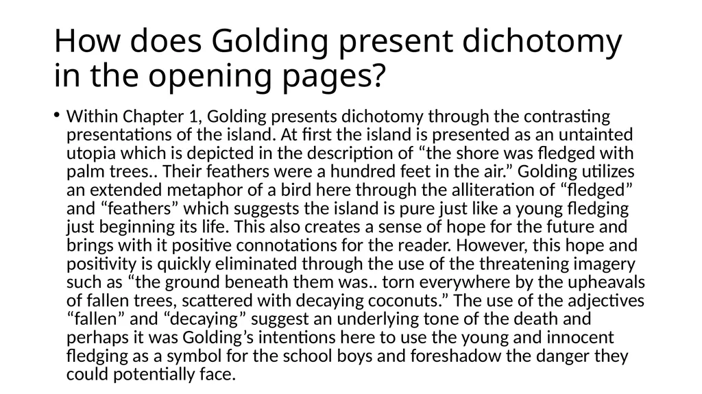 Week 7 – Lesson 3 Big Question: How does William - slide 21 of 23
