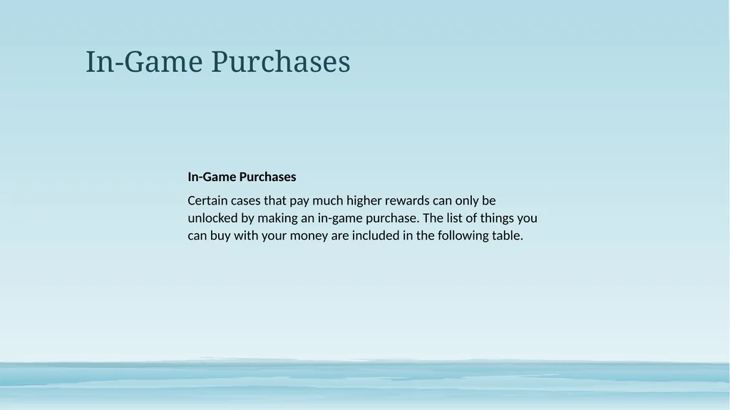 Open World and Immersive Education Serious Games, - slide 16 of 19