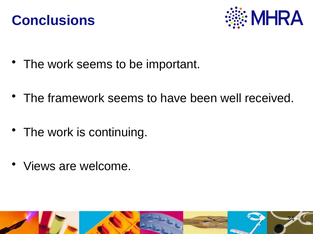 Estimands at ICH . Rob Hemmings, Statistics and PK - slide 34 of 34