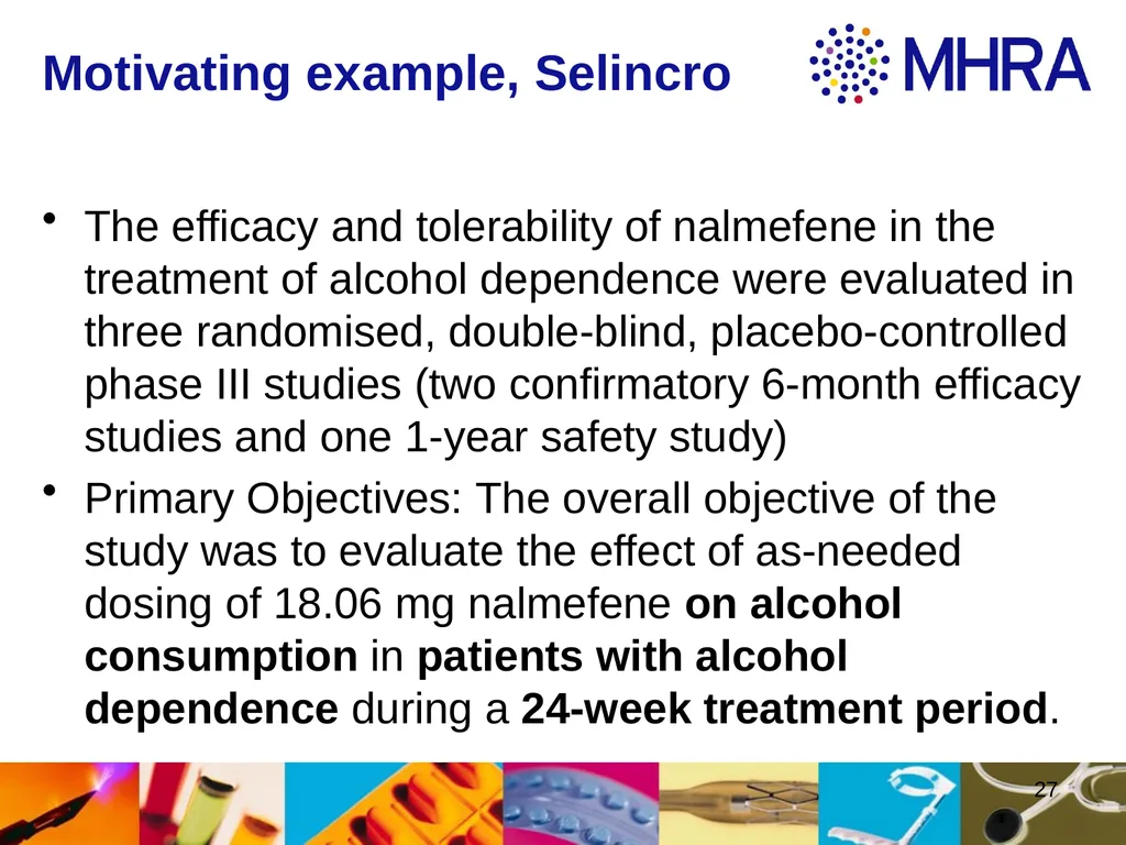 Estimands at ICH . Rob Hemmings, Statistics and PK - slide 27 of 34