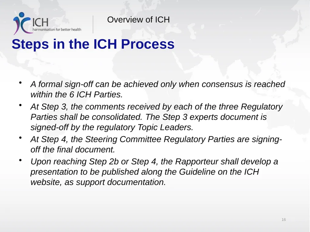 Estimands at ICH . Rob Hemmings, Statistics and PK - slide 16 of 34