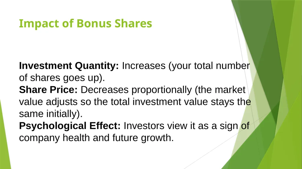 Share, face value market value equity share - slide 8 of 9