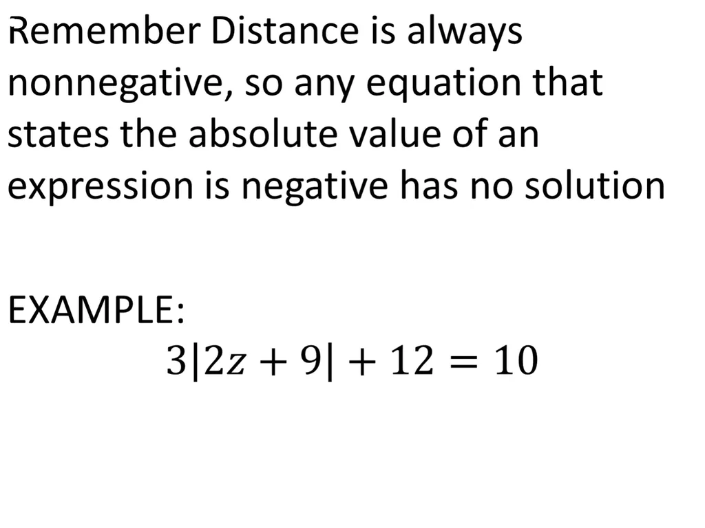 3-7 Absolute Value Equations and Inequalities To - slide 7 of 12