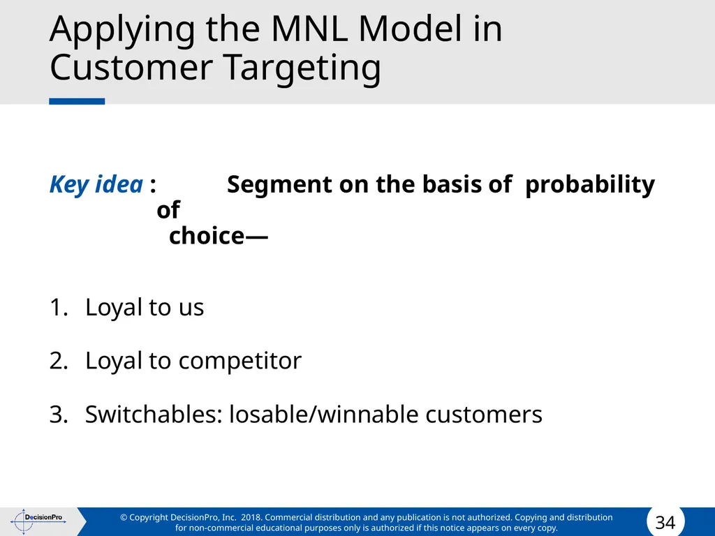 Value for Customers & Valuing Customers Measuring - slide 34 of 73